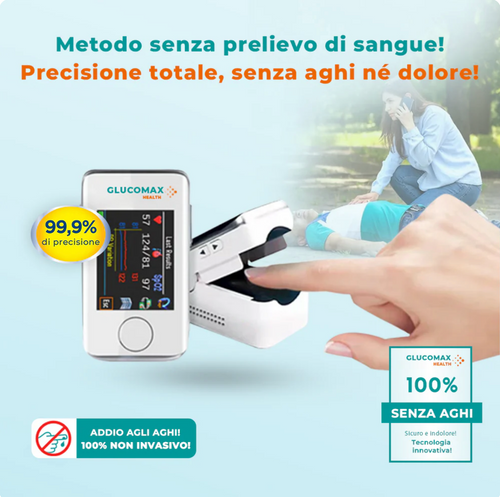 GLISAFE™ | Misuratore Glucosio Laser non Invasivo